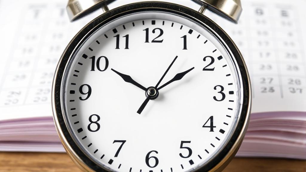 A clock with calendar pages flipping in the background, symbolizing the time involved in forming an LLC.