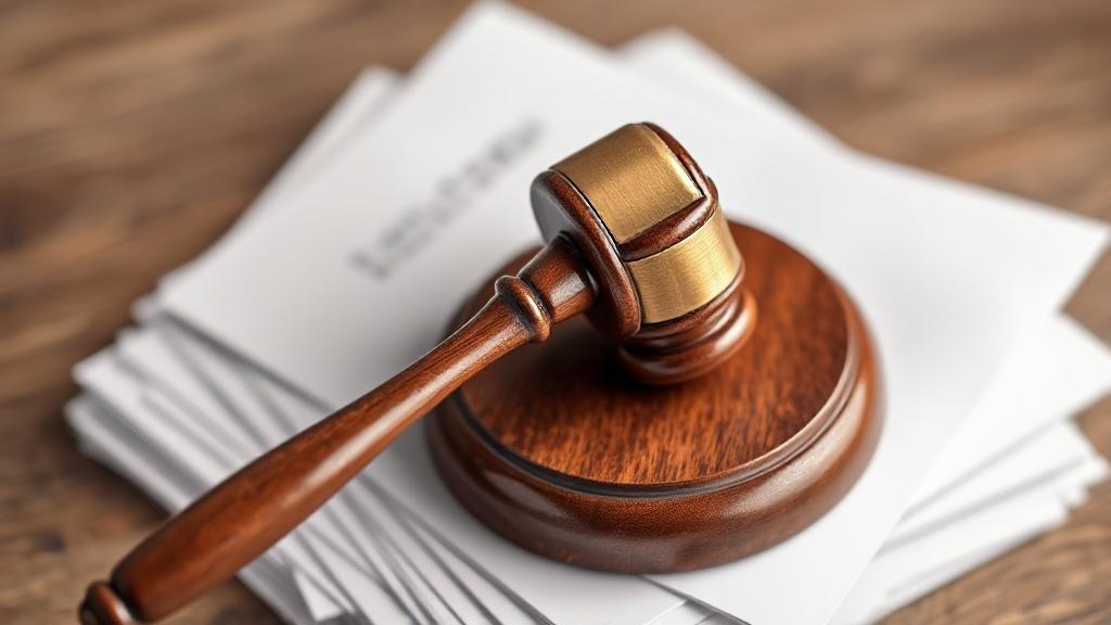 A gavel resting on a stack of legal documents, symbolizing the pursuit of justice for emotional distress.