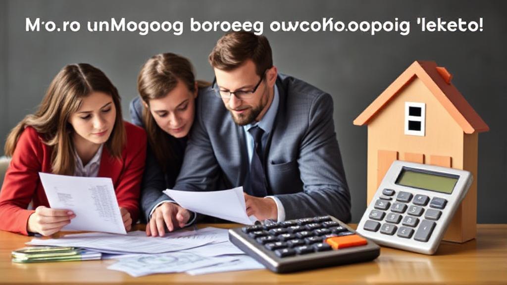 A diverse group of people examining financial documents and a calculator, symbolizing the various factors influencing mortgage approval amounts.