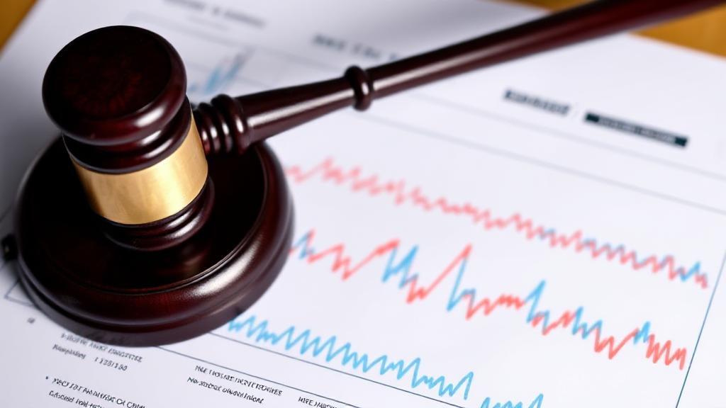A gavel resting on a medical chart, symbolizing the intersection of law and healthcare in medical malpractice claims.