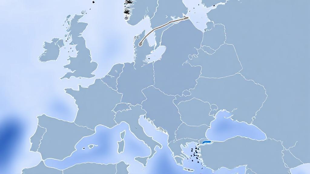 A detailed map highlighting the geographical location and borders of the Netherlands within Europe.