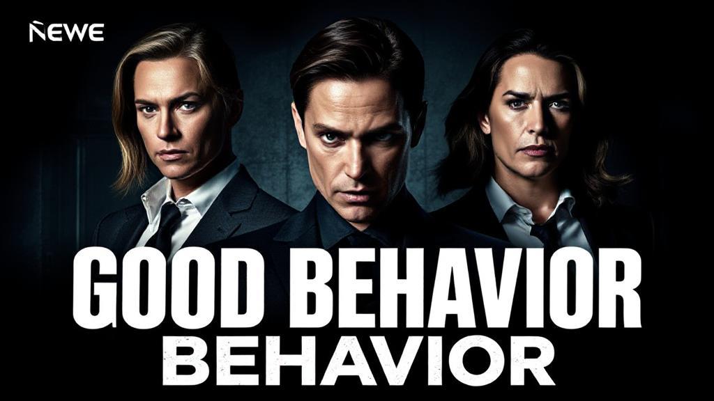 A sleek and captivating header image featuring the main characters of "Good Behavior" against a backdrop of suspenseful, shadowy elements, hinting at the show's thrilling and unpredictable nature.