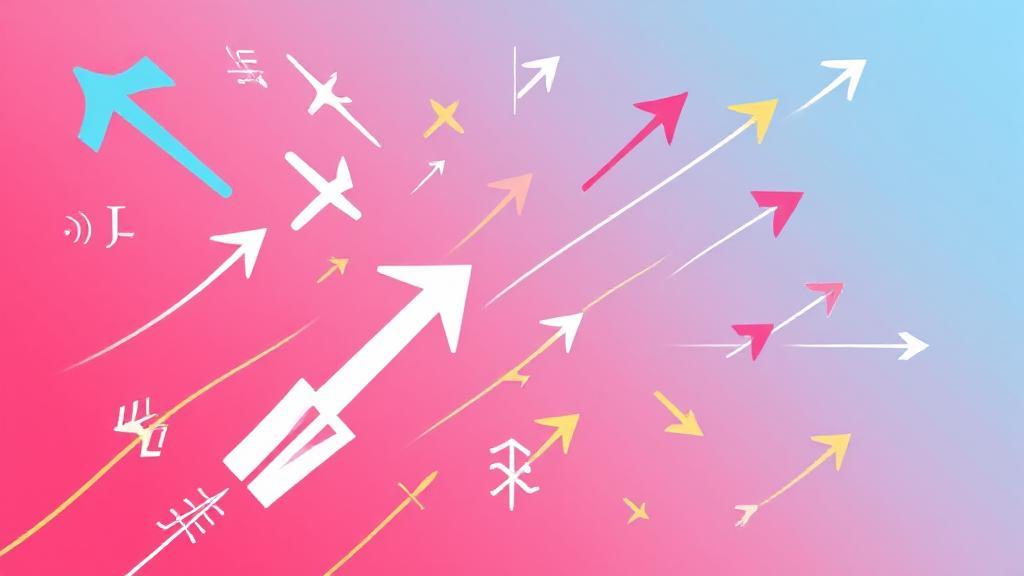 A dynamic illustration of arrows in various directions and magnitudes, symbolizing different types of vectors in mathematics and physics.