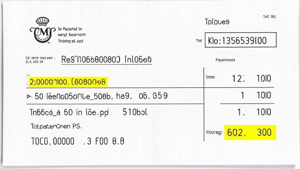 A visual representation of a paycheck with highlighted sections illustrating bonus taxation in the United States.