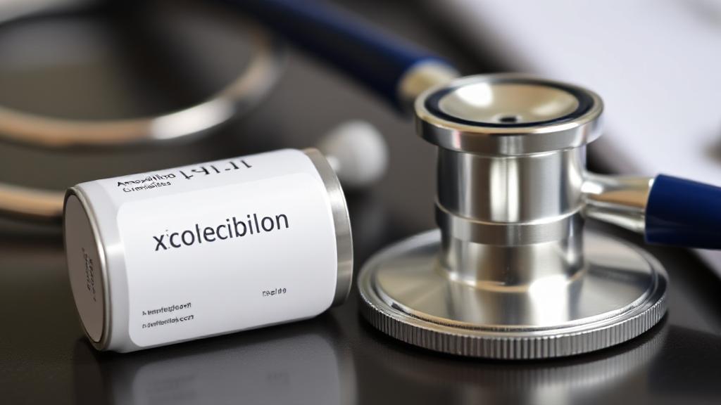 A close-up image of amoxicillin capsules beside a stethoscope on a doctor's desk, symbolizing medical treatment for strep throat.