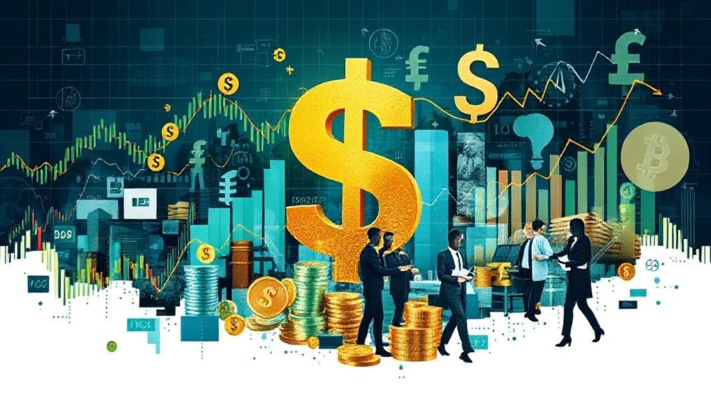 A dynamic collage of financial charts, currency symbols, and business professionals analyzing data, symbolizing the critical role of working capital in business operations.
