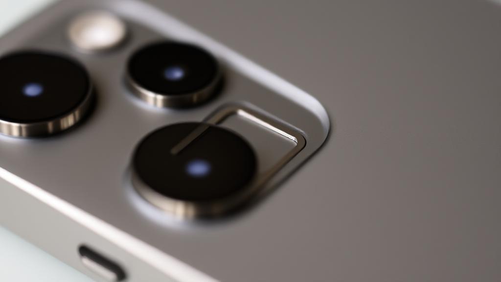 A close-up image of an iPhone 14 with a focus on the SIM card slot area, highlighting its presence or absence.