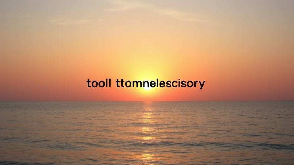 A serene image of a peaceful sunrise over a calm ocean, symbolizing the beginning of a new day and the gentle recovery process after a colonoscopy.