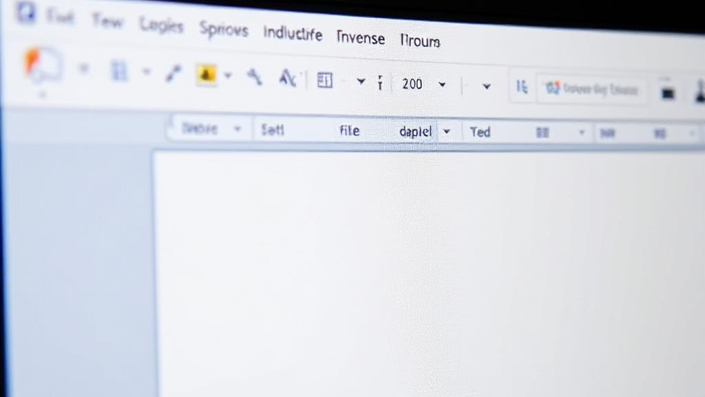 A close-up image of a computer screen displaying Microsoft Word with the dictionary feature highlighted in the toolbar.
