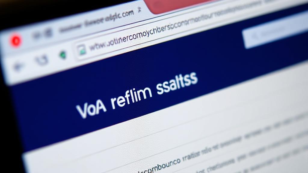 A close-up image of a computer screen displaying the VA website, with a focus on the refund status section.