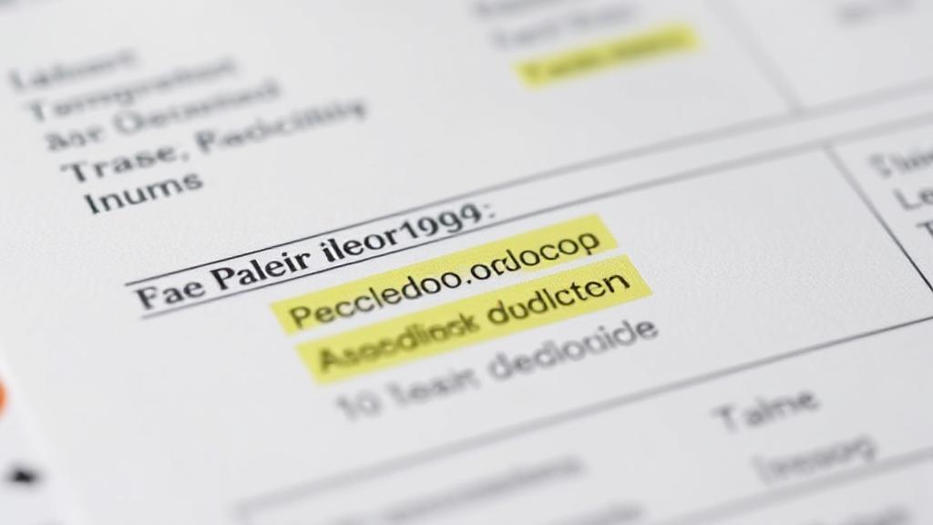 A close-up image of a paycheck with highlighted sections showing tax withholdings and deductions.