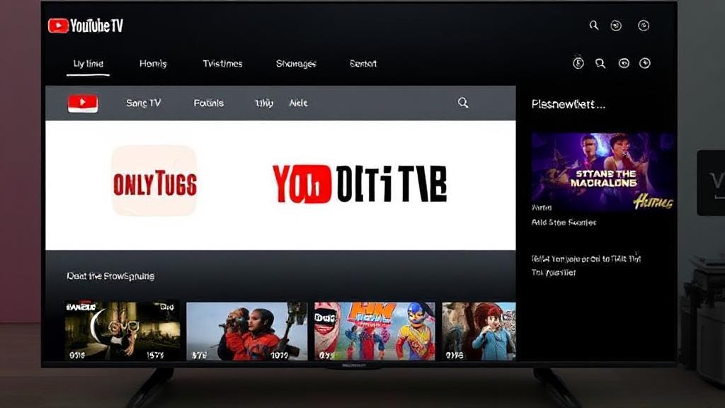 A user-friendly interface of YouTube TV displaying the TV guide with various channel listings and showtimes.