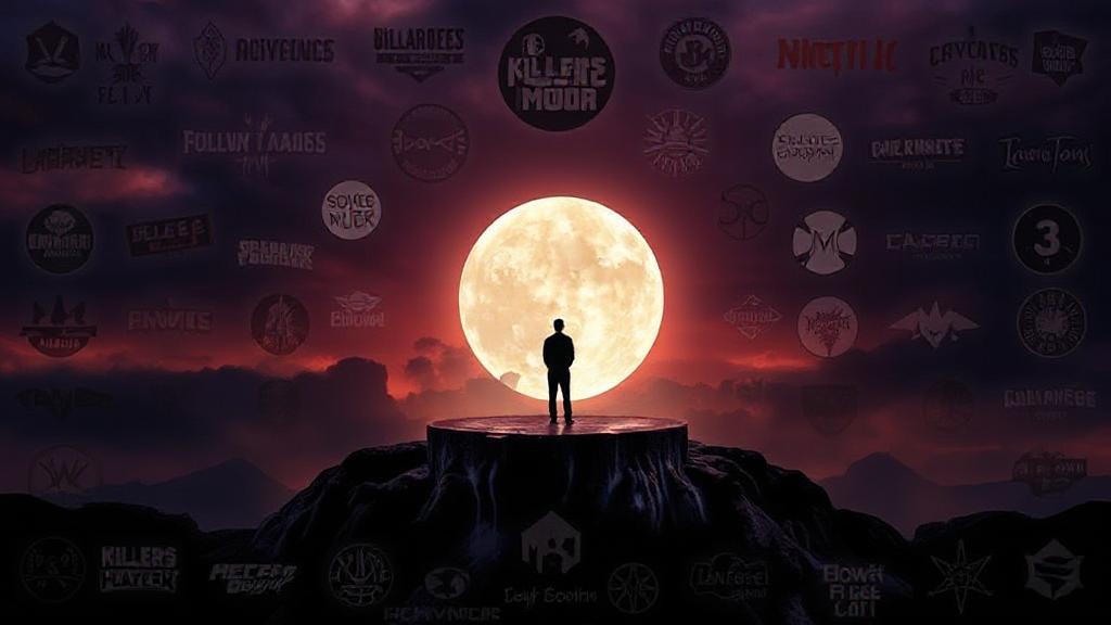 A captivating collage of streaming platform logos surrounding a dramatic still from "Killers of the Flower Moon."