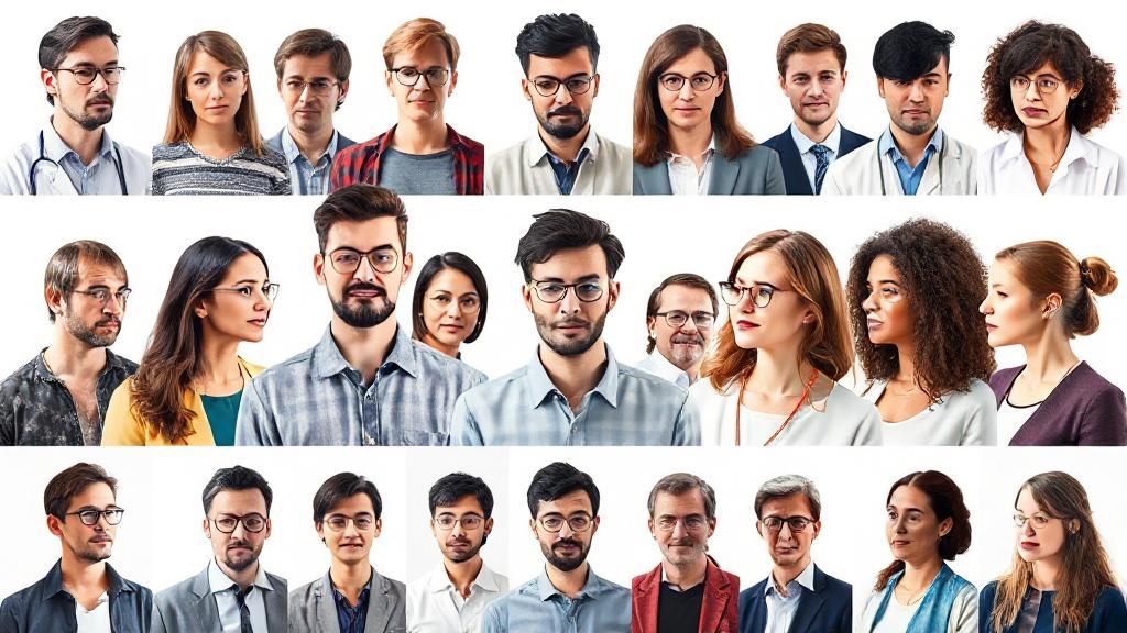 A diverse group of psychologists engaged in various professional activities, symbolizing the breadth of the field and its career opportunities.