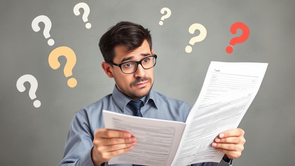 A perplexed taxpayer examines a tax form, surrounded by floating question marks and dollar signs, symbolizing confusion over owing taxes despite claiming zero allowances.