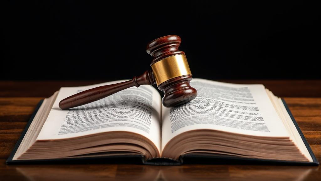 A gavel resting on an open law book, symbolizing the journey and authority of becoming a judge.